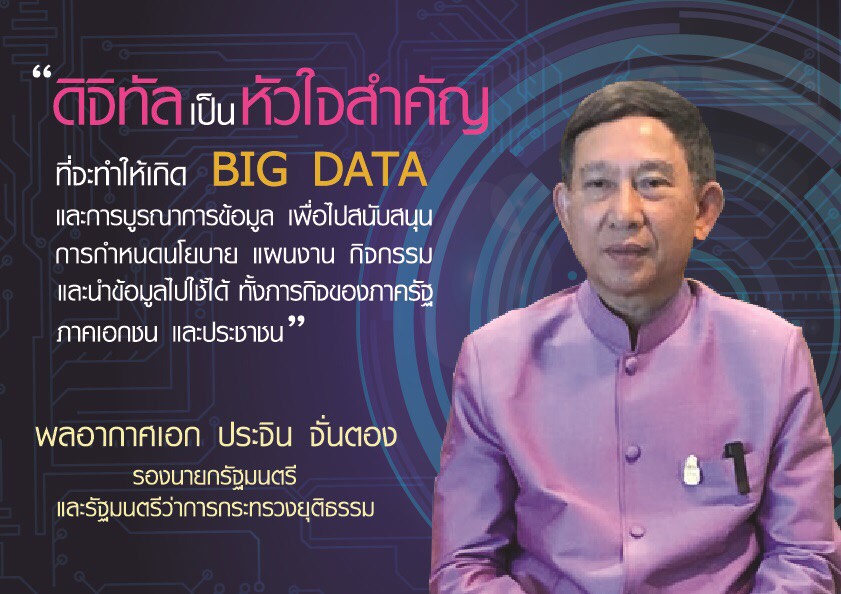 ﻿นโยบายด้านดิจิทัลของรัฐมนตรีว่าการกระทรวงยุติธรรม